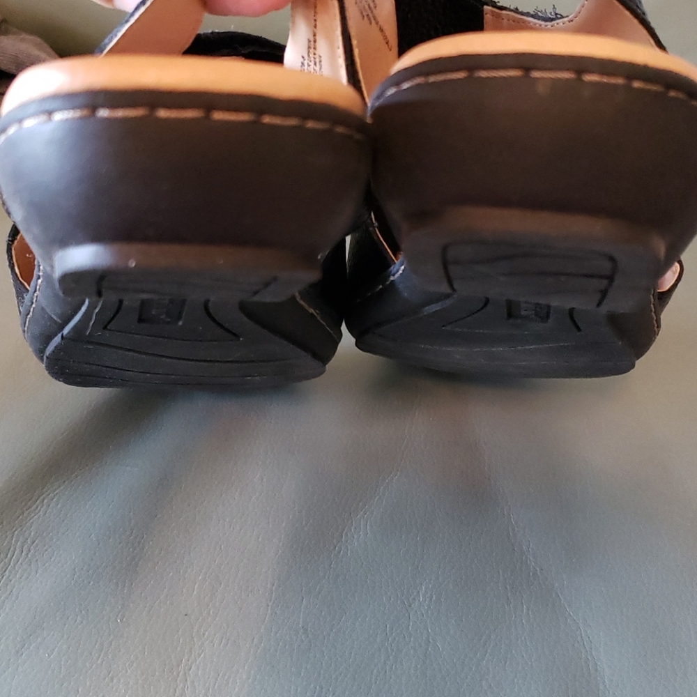 COMFORTVIEW WW BLACK SANDALS - Picture 5 of 10